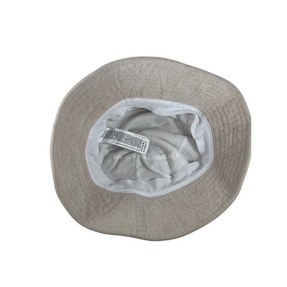 Tan Corduroy Floral Bucket Hat Girls One Size - Picture 3 of 6